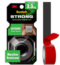 3M SCOTCH 3M-411-S19 OUTDOOR DOUBLE SIDED MOUNTING TAPE (19MM X 1.5M) - ស្កុតមុខ2