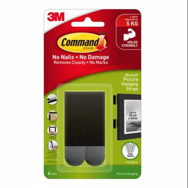 homefix-cambodia-command-17201blk-picture-hanging-strips-medium-4sets-បន្ទះស្អិត