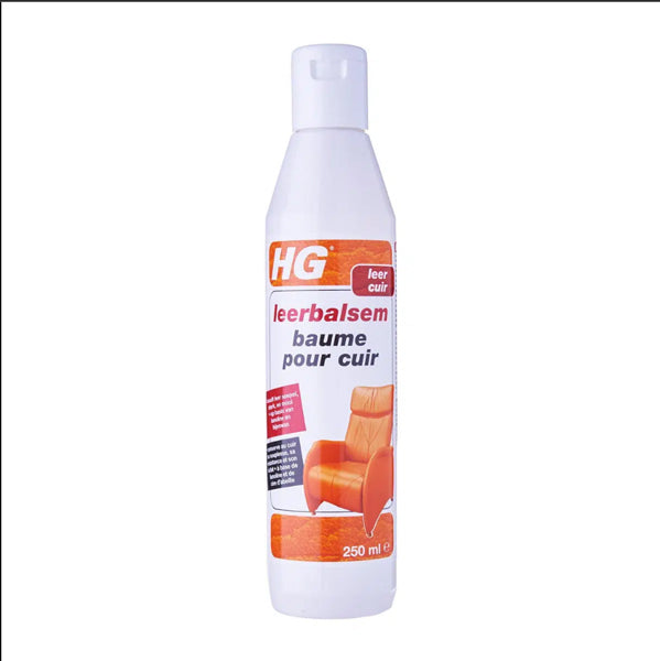 HG (74470) LEATHER BALM 250ML - ថ្នាំសំអាតស្បែកការពារស្នាម