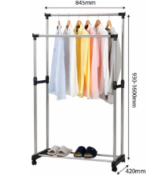 JP. STILUS JP-0323 CLOTHES RACK - ឈ្នួលហាលខោអាវ - Home-Fix Cambodia