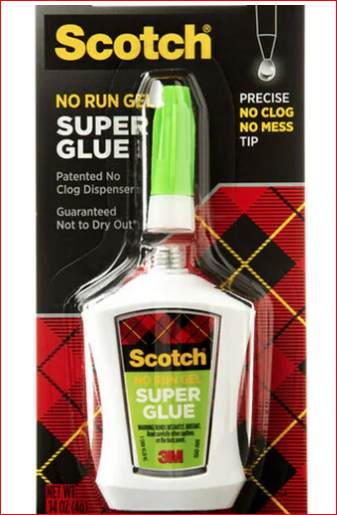 3M SCOTCH 3M-AD125 SUPER GLUE GEL PRECISION APPLICATOR 4GM - កាវវិឡាសាស្ត្រ