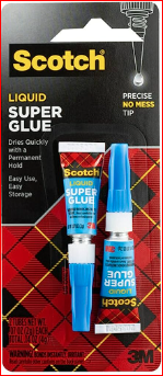 3M SCOTCH 3M-AD117 GENERAL PURPOSE SUPER GLUE LIQUID 0.07OZ - កាវវិឡាសាស្ត្រ