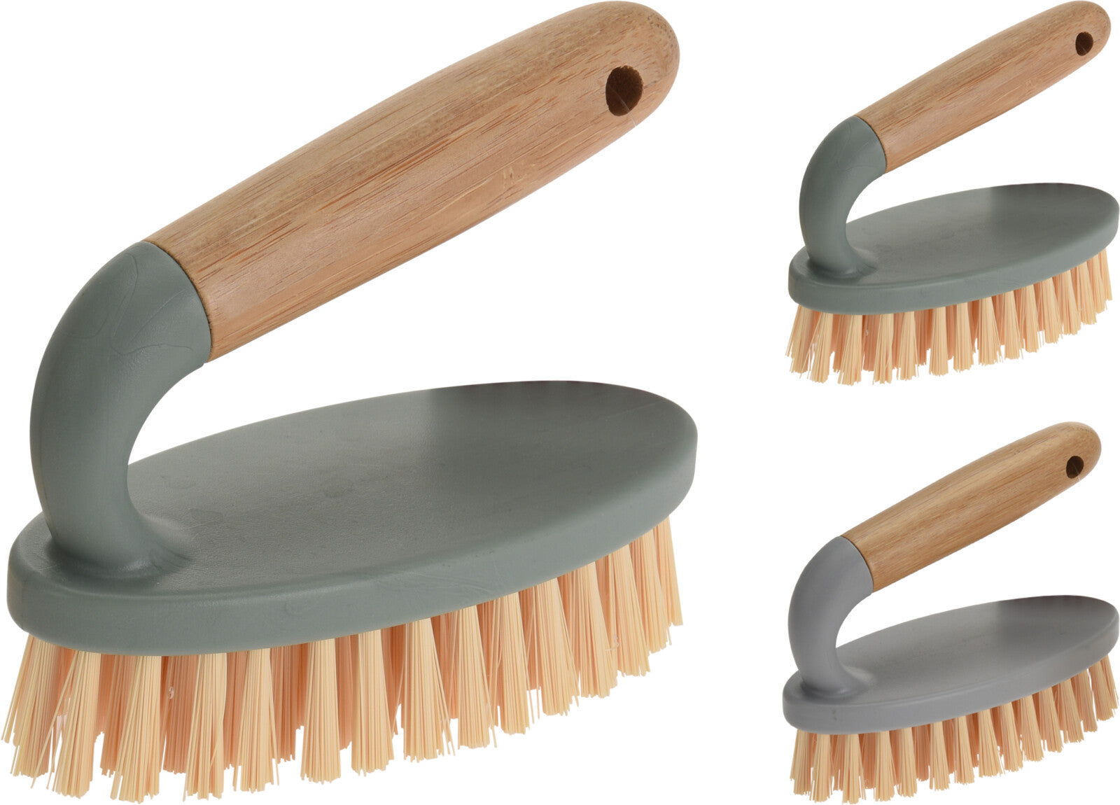 KOOPMAN 123000030 SCRUB BRUSH PP AND BAMBOO 2ASS - Home-Fix Cambodia