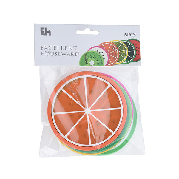 EXCELLENT HOUSEWARE 170456830 COASTER PVC SET OF 6PCS - Home-Fix Cambodia