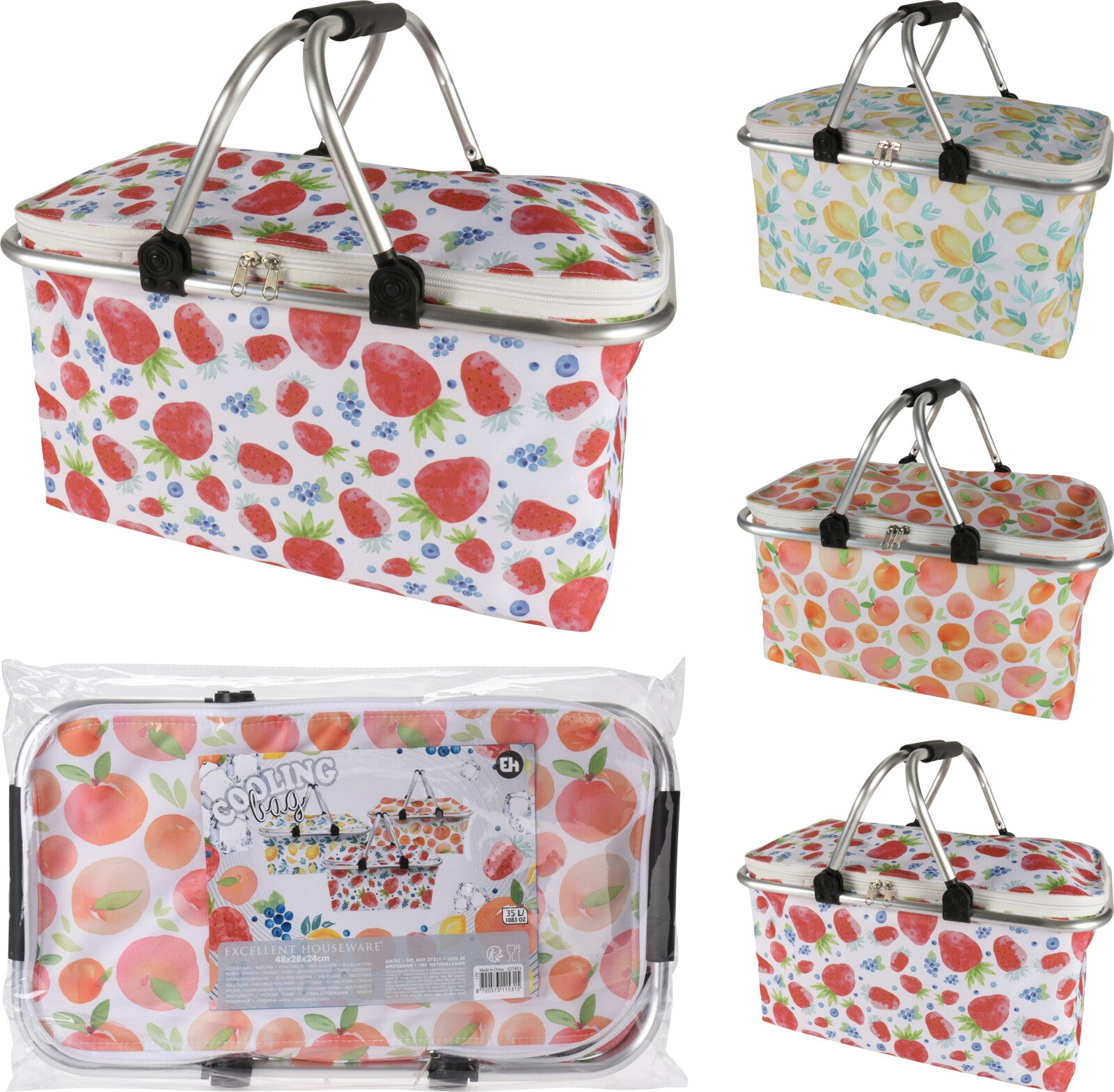 KOOPMAN 170484650 COOLERBAG 35L 48X28XH24CM 3ASS - Home-Fix Cambodia