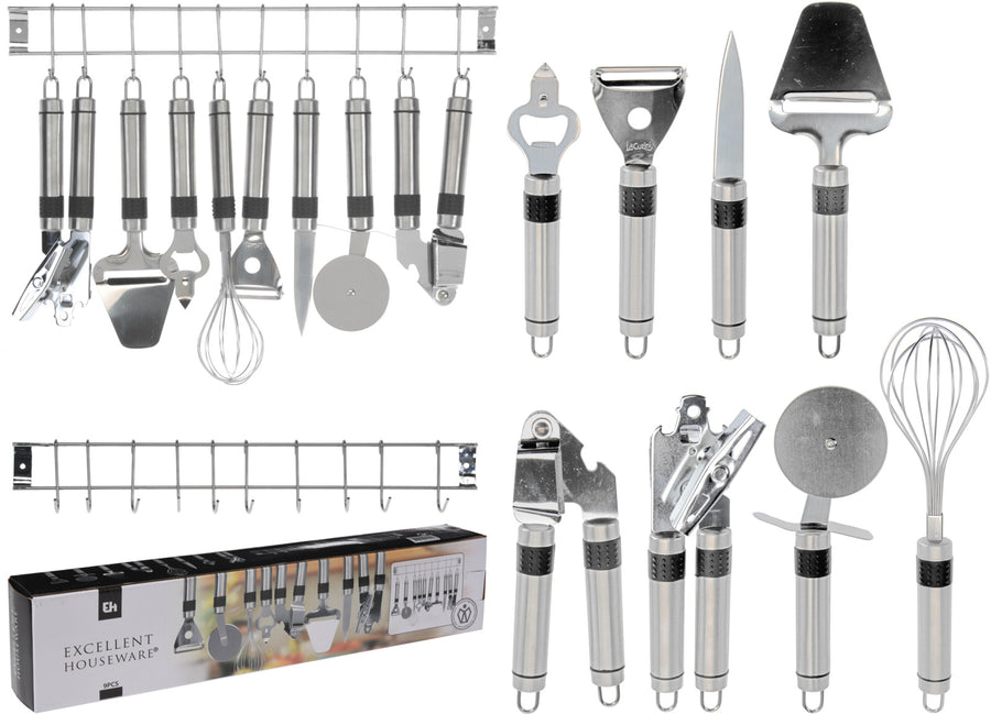 KOOPMAN 404000630 KITCHENSET 9PCS STAINLESS STEE - Home-Fix Cambodia