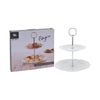 EXCELLENT HOUSEWARE 628900100 FOOD STAND WAVE EDGE PORCELAIN - Home-Fix Cambodia