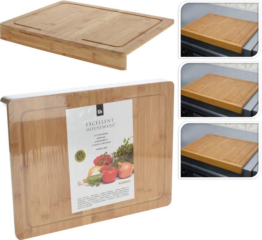 KOOPMAN 784200100 CUTTING BOARD BAMBOO 45X34CM - Home-Fix Cambodia