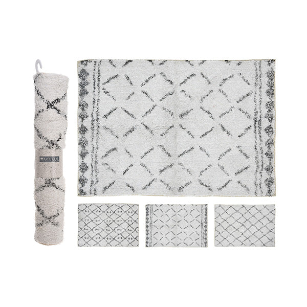 BATHROOM SOLUTIONS A35150430 BATHROOM MAT (60X90CM) 3ASS DESS - Home-Fix Cambodia