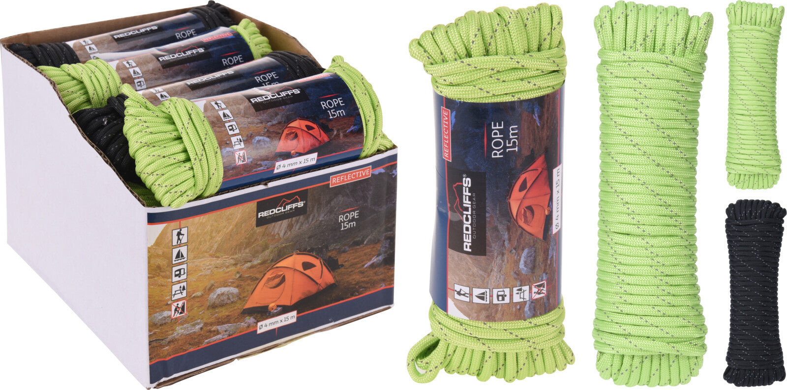 KOOPMAN C22216430 ROPE REFLECTIVE DIA 4MM 2ASS - Home-Fix Cambodia