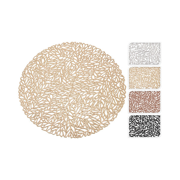 EXCELLENT HOUSEWARE CR1000340 PLACEMAT PV DIA 35CM 4ASS CLR - Home-Fix Cambodia