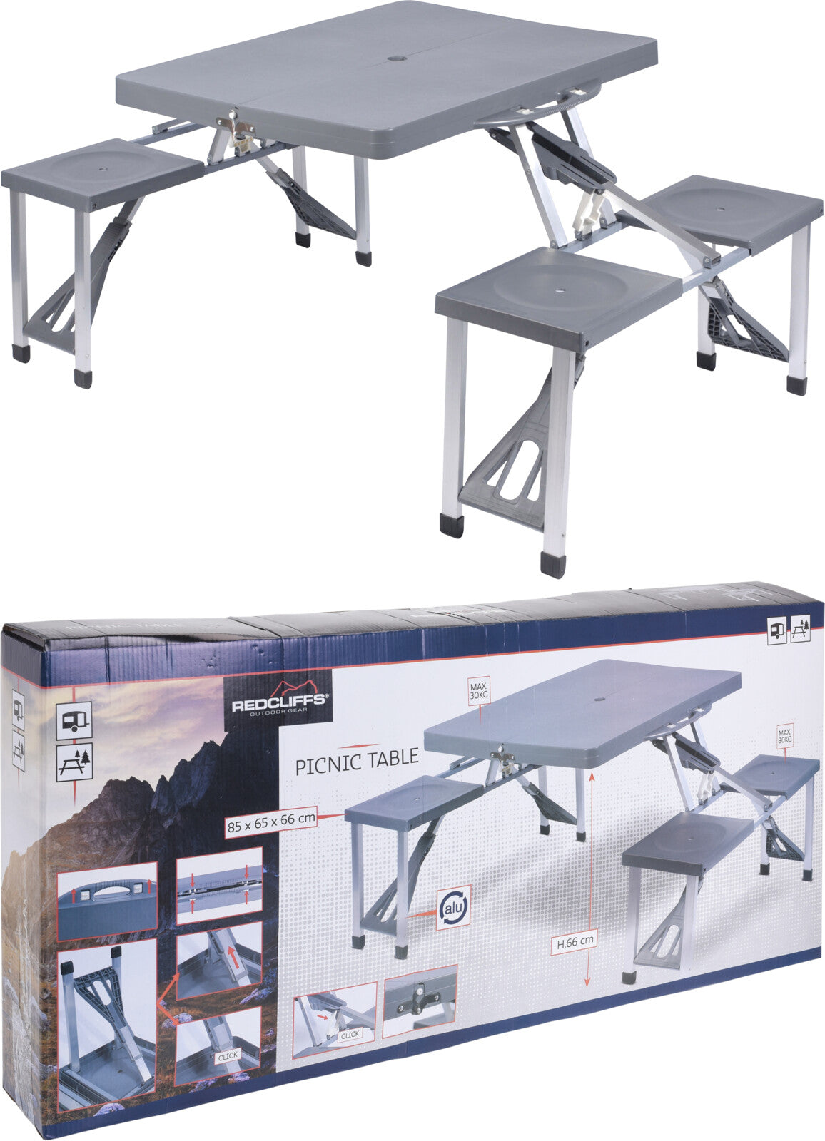 KOOPMAN CX5100100 PICNIC TABLE FOLDABLE - Home-Fix Cambodia