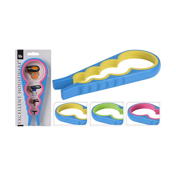 EXCELLENT HOUSEWARE CY5651770 OPENER 4 IN 1 TPE IN 3ASS CLR - Home-Fix Cambodia
