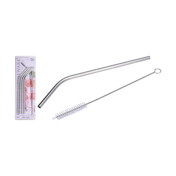 EXCELLENT HOUSEWARE CY5654570 DRINKING STRAWS SET 5PCS - Home-Fix Cambodia