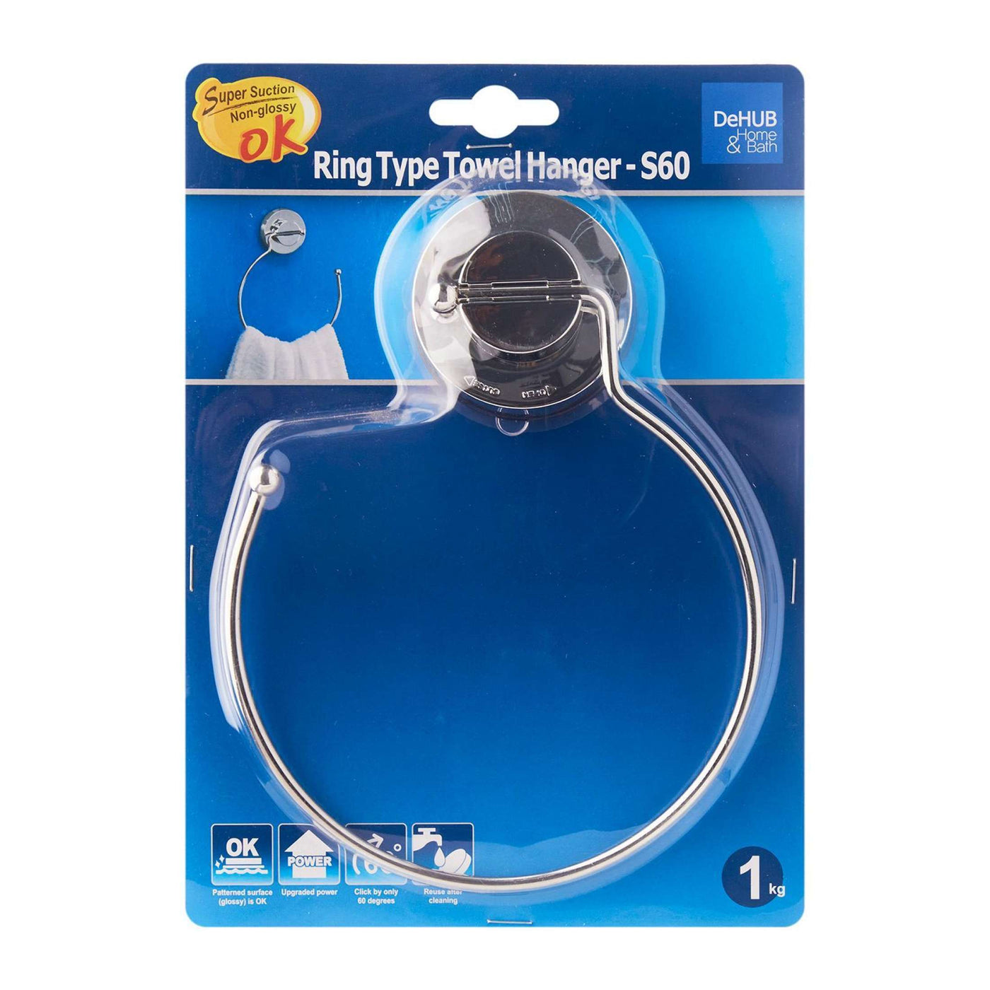DEHUB RTH150-SS60 RING TOWEL HANGER