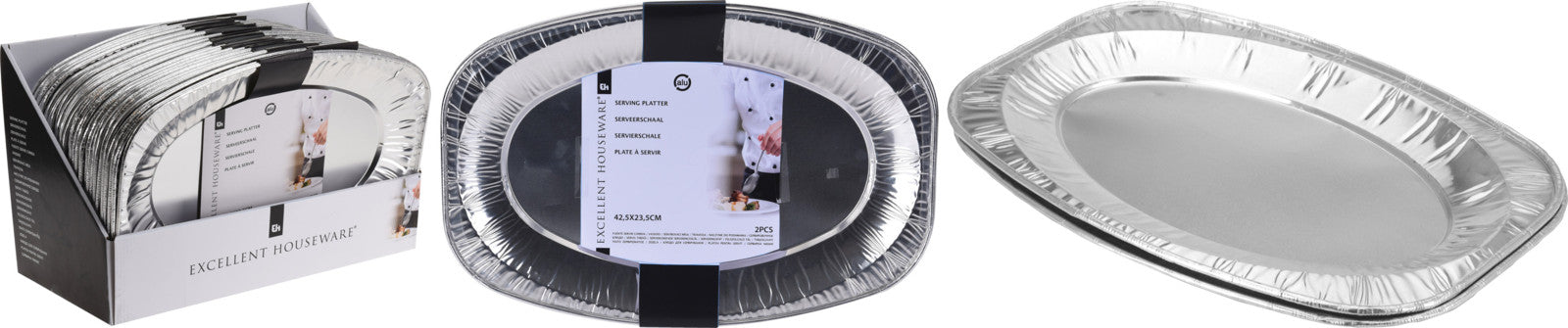 KOOPMAN DV5300050 SERVING PLATTER SET 2PCS - Home-Fix Cambodia