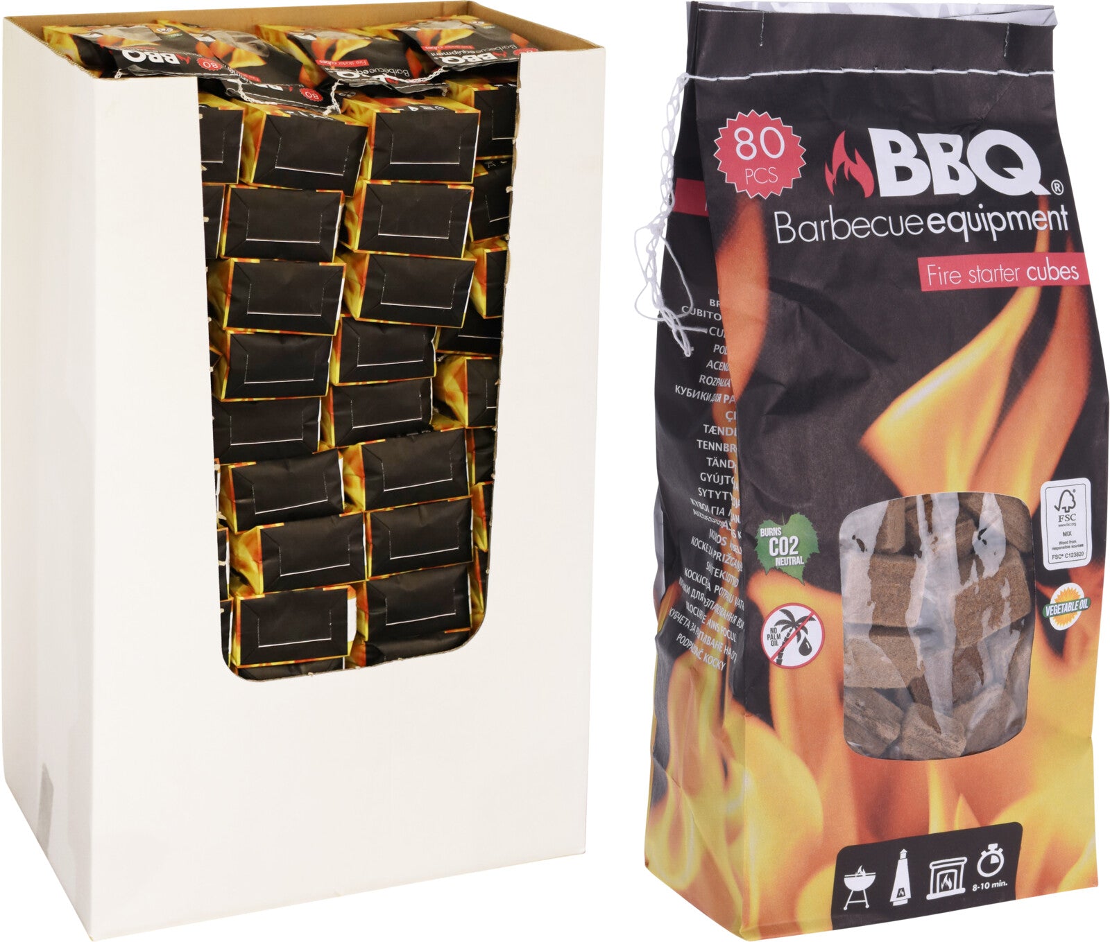 KOOPMAN FS5000030 FIRE STARTERS 80PCS IN BAG FM - Home-Fix Cambodia