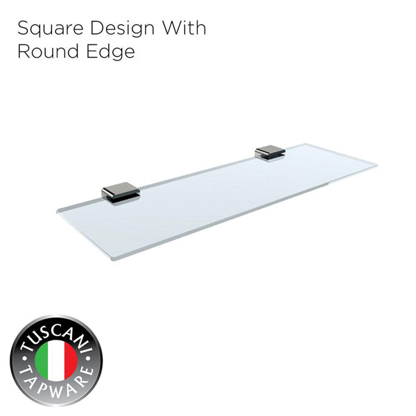 TUSCANI Q7GS GLASS SHELF CORNER <br> ធ្នើកញ្ចក់ប្រើសម្រាប់កាច់ជ្រុង - Home-Fix Cambodia