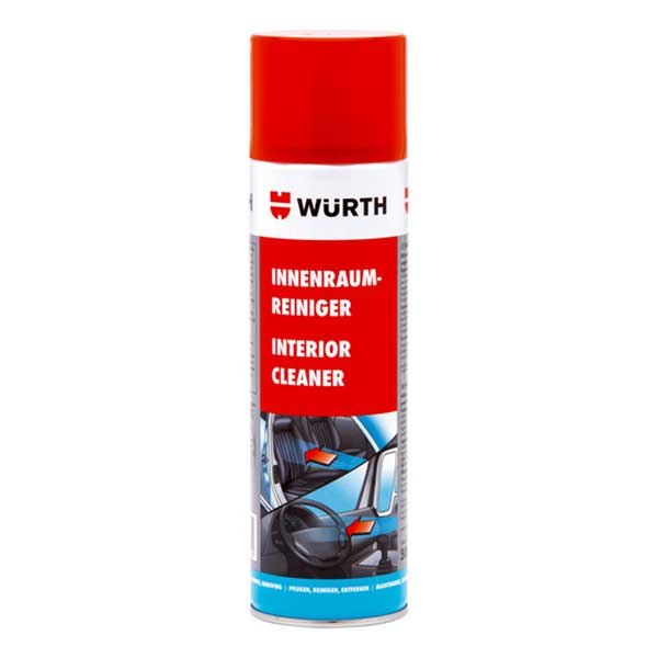 WURTH 0893033 INTERIOR CAR FOAM CLEANER 500ML<br>ស្រ្ពេបាញ់សំអាតខាងក្នុងឡាន