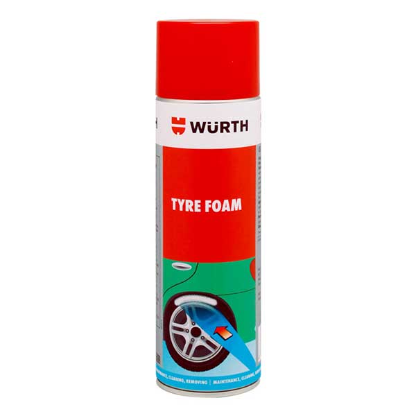 WURTH 089012005 TIRE SPRAY 500ML<br>ស្ព្រៃបាញ់ការពារកង់ឡាន - Home-Fix Cambodia