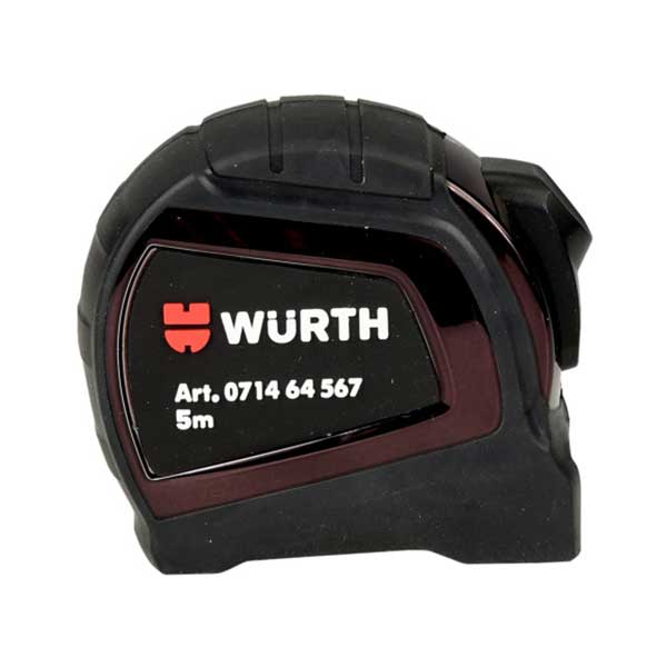 WURTH POKT-W25MM-L5M MEASURING TAPE<br>ម៉ែត្ររមូរដែលមានគម្របផ្លាស្ទិក - Home-Fix Cambodia