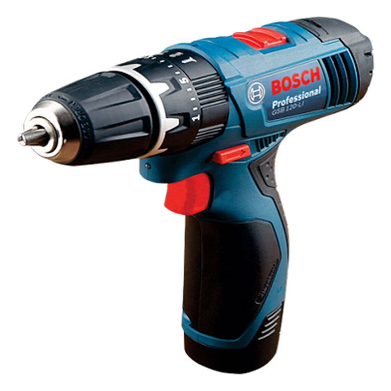 BOSCH GSB 120LI-GEN  CORDLESS IMPACT DRILL WITH  3 ACC SET - Home-Fix Cambodia