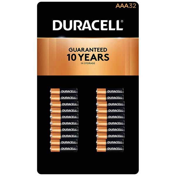 DURACELL BATTERY AAA LR03 1.5V (32 PCS)