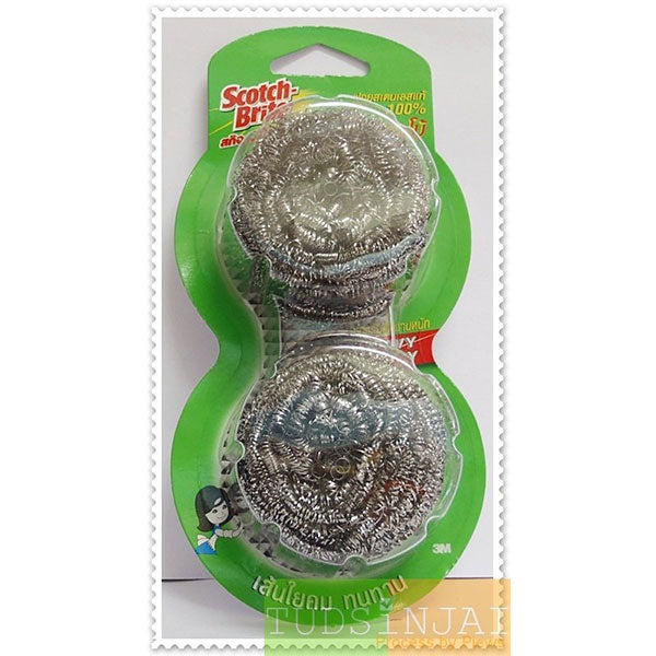 3M SCOTCH BRITE 100666611 STAINLESS STEEL BALL W/O HANDLE<br>ដែកដុសឆ្នាំង