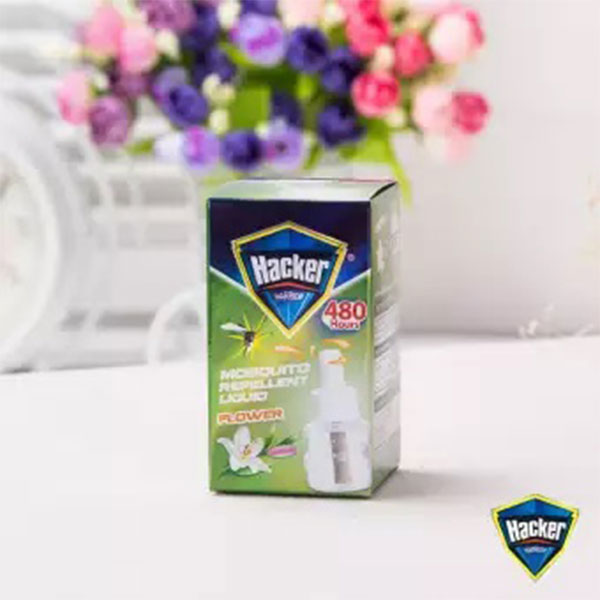 MOSQUITO REPELLENT LIQUID HEATER FLOWER 400HOURS<br>ទឹកថ្នាំដេញមូសក្លិនផ្កា