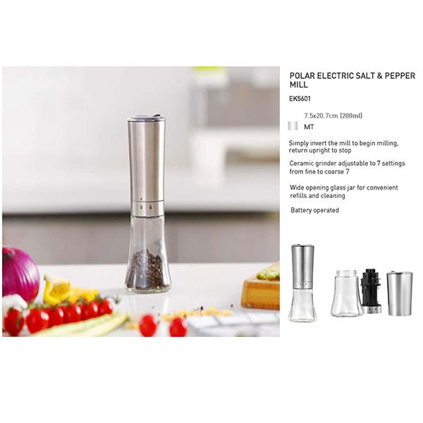 EKO EK5601 POLAR ELECTRIC SALT& PEPPER MILL
