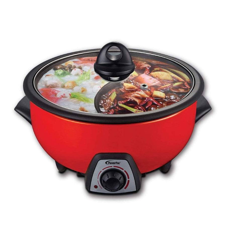 STEAMBOAT W/2 COMPARTMENTS 3.5L 1300W<br>ឆ្នាំងស៊ុប មាន 2 ថត 3.5 លីត្រ 1300 វ៉ាត់<br>2格多功能电煲, 火锅, 3.5公升, 1300瓦特 - Home-Fix Cambodia