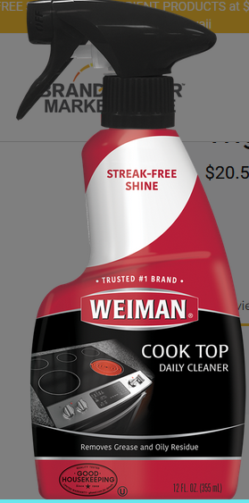 WEIMAN COOK TOP DAILY CLEANER TRIGGER 355ML <br> ទឹកសំអាតក្បាលចង្ក្រានហ្គាស - Home-Fix Cambodia
