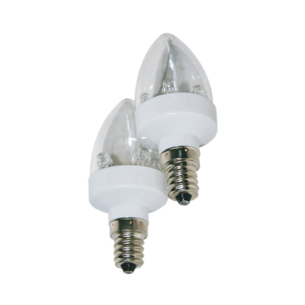 POWERPAC PP6221WW 10LED CANDLE BULB (2PCS PACK) - YELLOW<br>អំពូល អិល អ៊ី ឌី