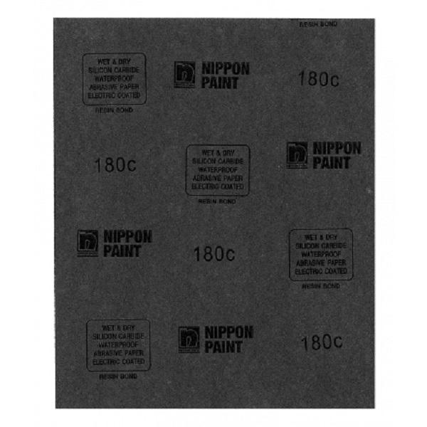 NIPPON WATERPROOF SANDPAPER 180C 70328 <br> ក្រដាសខាត់ - Home-Fix Cambodia