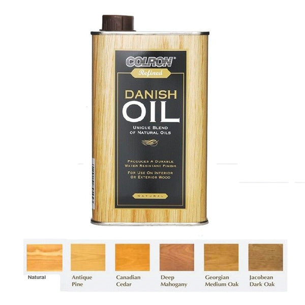 COLRON 34545 RF DANISH OIL 500ML <br> ប្រេងជូតឈើឲ្យរលោង (500 មីលីលីត្រ) - Home-Fix Cambodia