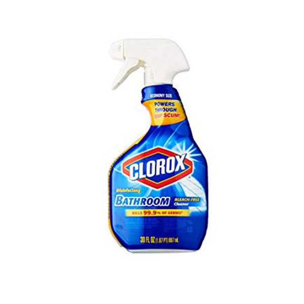 CLOROX C-HH418 DISINFECT BATHROOM CLEANER 887ML<br>បាញ់ជូតសម្អាត និងសំលាប់មេរោគក្នុងបន្ទប់ទឹក 887 មីលីលីត្រ - Home-Fix Cambodia