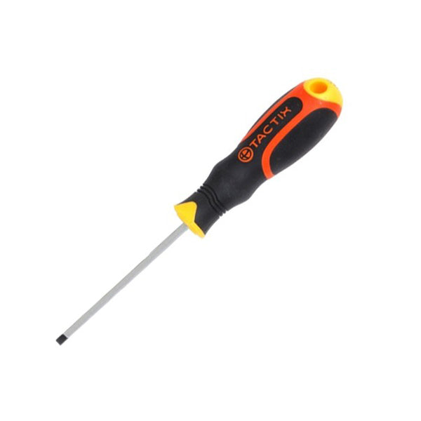 TACTIX 205002 SCREWFRIVER SLOT 3.0MMX100MM <br> ទួណឺវីស (3 X 100 មីលីម៉ែត្រ) - Home-Fix Cambodia