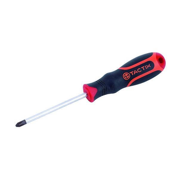 TACTIX 205038 SCREWDRIVER PH #2X125MM <br> ទួណឺវីសមុខ 2 125 មីលីម៉ែត្រ - Home-Fix Cambodia