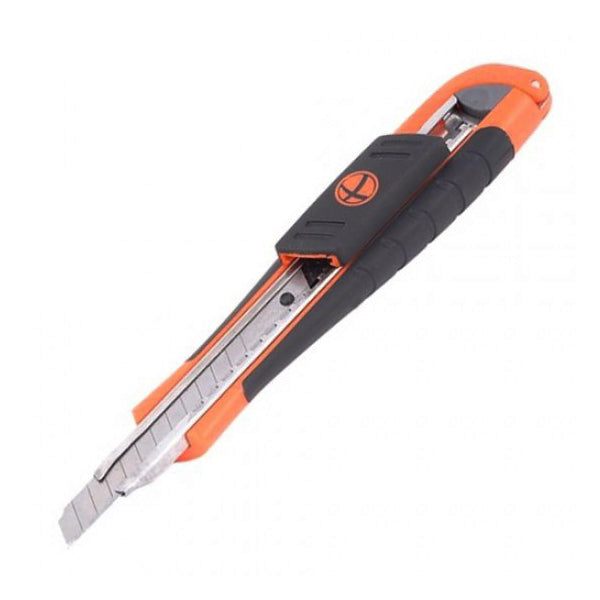 TACTIX 260013 SNAP-OFF KNIFE RUBBER 18MM <br> កាំបិតហូត 18 មីលីម៉ែត្រ - Home-Fix Cambodia
