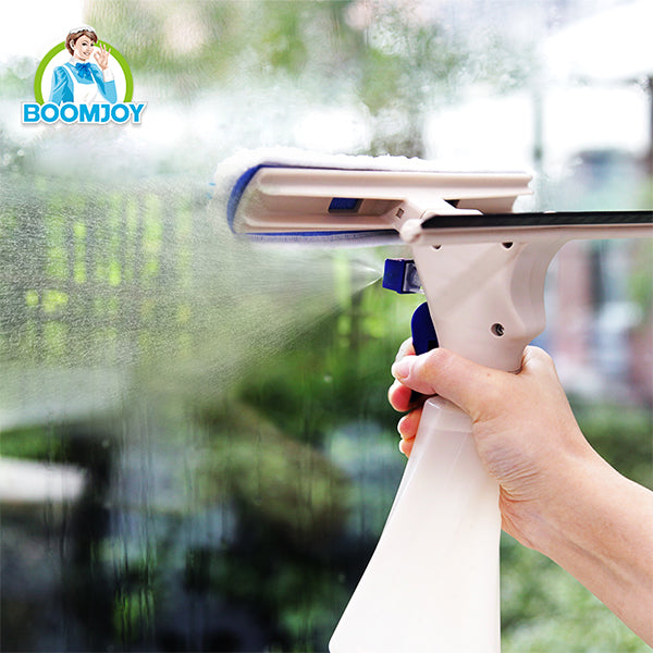 BOOMJOY JY8709 WINDOW SQUEGEE BOTTLE<br>ប្រដាប់គៀរទឹកបង្អូចមានដបទឺក - Home-Fix Cambodia