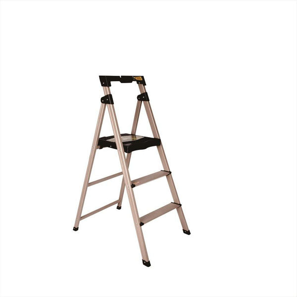MAXPLUS T2-3ST BOOMJOY 3 STEP LADDER ALU ROSE<br>ជណ្តើរ 3 កាំ - Home-Fix Cambodia