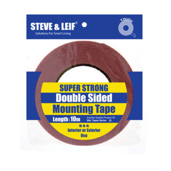 S&L SL-4412 DS FOAM TAPE WHITE (24MMX10M) <br> ស្កុážáž˜áž»ážáž–ីរក្រាស់ - Home-Fix Cambodia