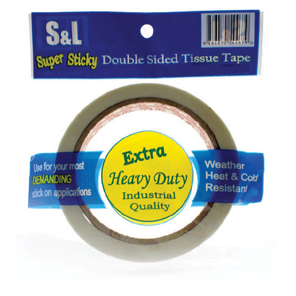 S&L SL-4469 SUPER STICKY DS TT (24MMX10M) <br> ស្កុតមុខពីរ - Home-Fix Cambodia