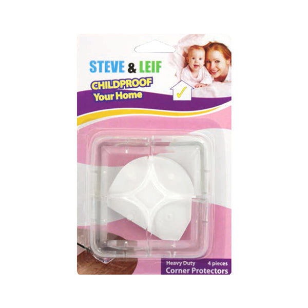S&L SL-B1962 HEAVY DUTY CORNER PROTECTOR CLEAR 4PCS <br> ជ័រទន់ការពារជ្រុងតុ - Home-Fix Cambodia