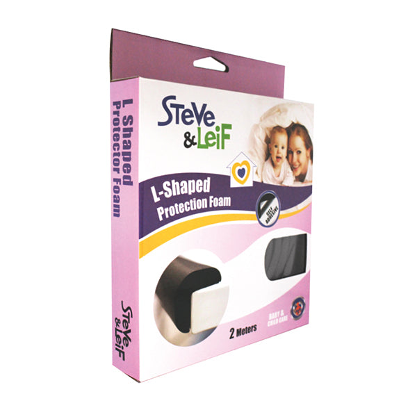 S&L SL-9202 L STRIP WITH TAPE BLACK 2M <br> ជ័រទន់បិទការពារជ្រុងតុ - Home-Fix Cambodia