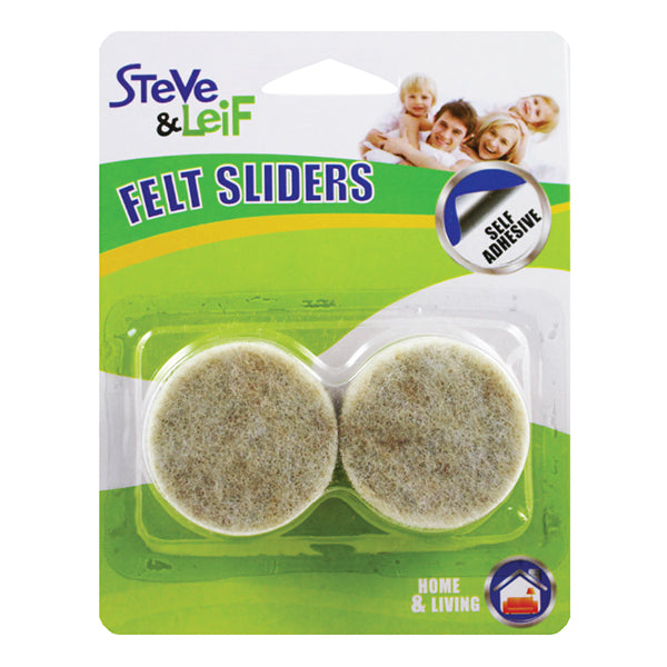 S&L SL-5003 HEAVY DUTY ROUND FELT 38MM 6PCS <br> ទ្រនាប់ជើងតុ - Home-Fix Cambodia