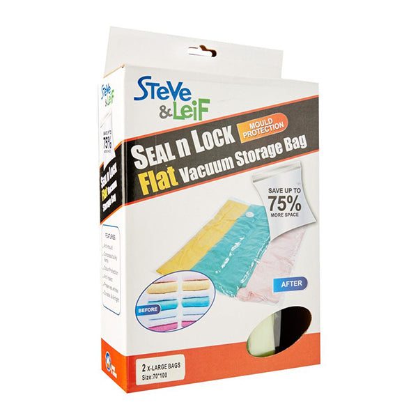 S&L SL-5204 VACUUM STORAGE BAG (70X100CM) 2PCS <br> ážáž„់ដាក់សំលៀកបំពាក់ - Home-Fix Cambodia