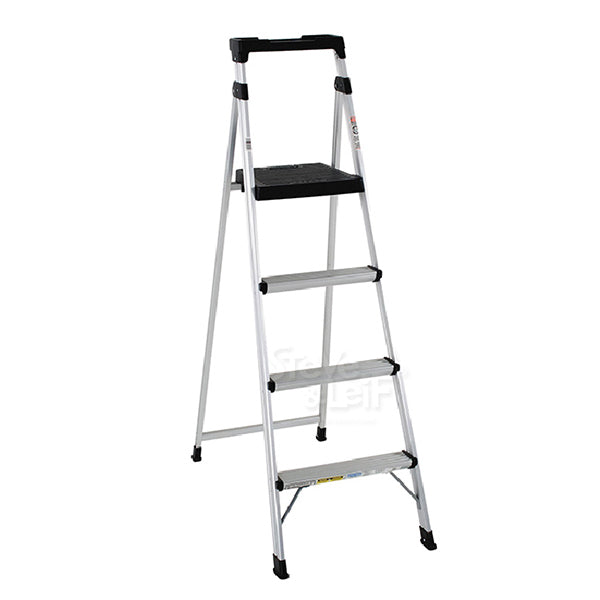 S&L COSCO SL-5072 LITE SOLUTION LADDER 4 STEPS 6"(183CM) <br> ជណ្តើរ 4 កាំ ( 183 សង់ទីម៉ែត្រ)