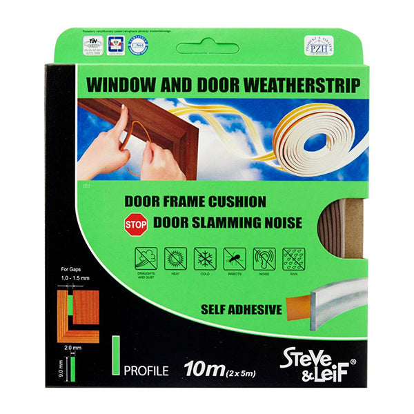 S&L SL-107 I-PROFILE BROWN 9X2MM (2X5M) <br> ទ្រនាប់បិទស៊ុមទ្វារ (ពណ៌ត្នោត) - Home-Fix Cambodia