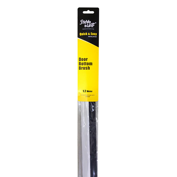 S&L SL-211 DOOR BRUSH WHITE 1200MM <br> ជ័របិទគែមទ្វារមានសរសៃច្រាស (ពណ៌ស)<br>门刷, 白色, 1200毫米 - Home-Fix Cambodia